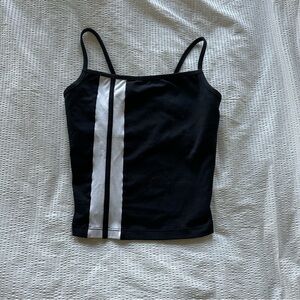 Vintage Black and White Women's Top